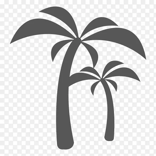 槟榔科树，电脑图标，剪贴画-叶棕榈