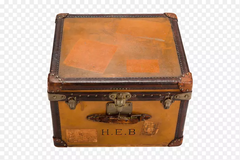 家具古董金属旅行箱