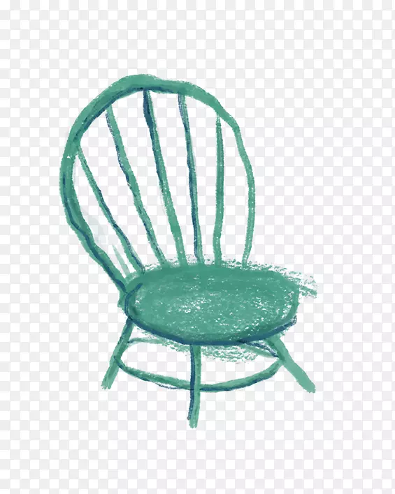 家具椅绿松石茶水-创意酒吧海报