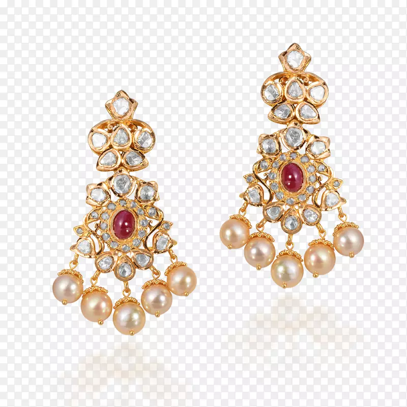 耳环珠宝宝石服装配件珍珠-印度珠宝