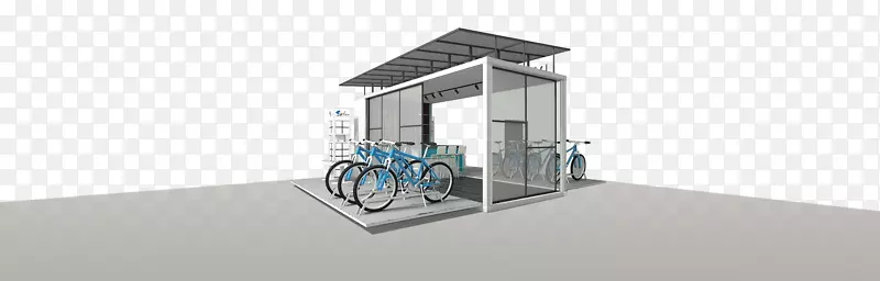 自行车共享系统自行车商店山地车建筑-展馆