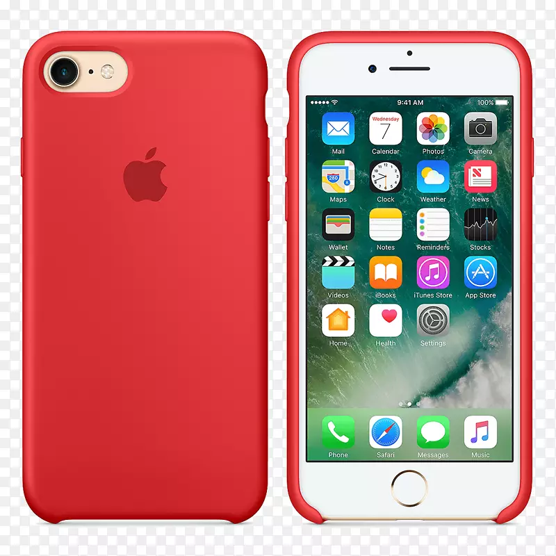 iPhone 8加上手机配件苹果三星银河标签S2 9.7电话-iPhone 7红色