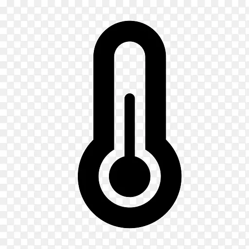 医用温度计温度计算机图标.温度计