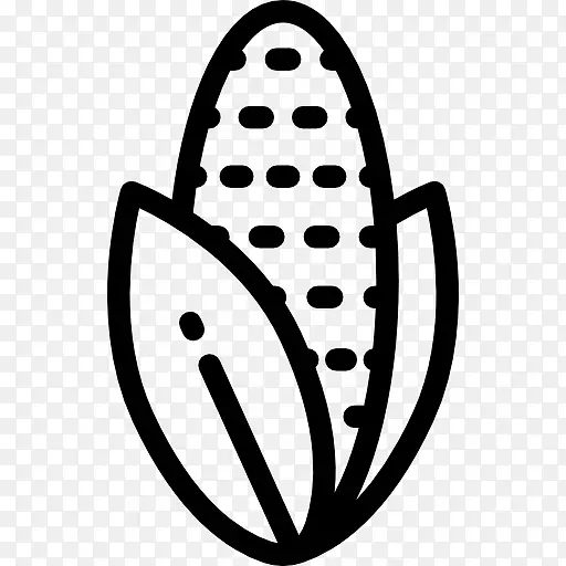 计算机图标玉米有机食品.玉米载体