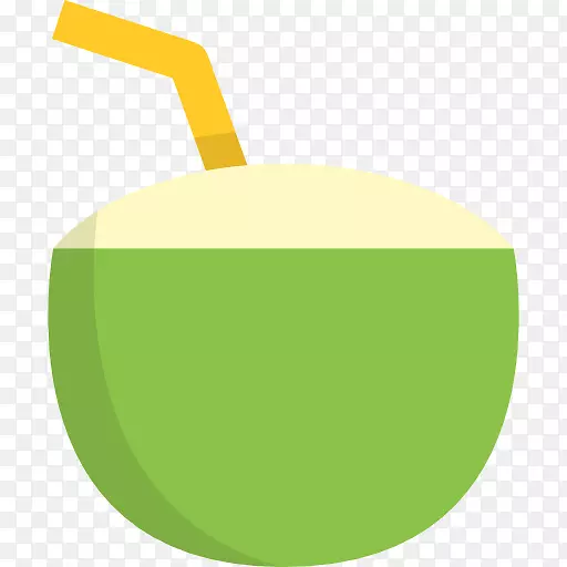 椰子水计算机图标.椰汁