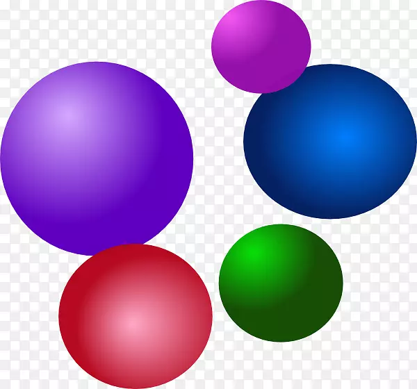 紫红色紫罗兰圆球