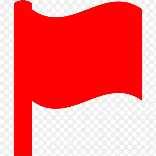 矩形标志-红旗