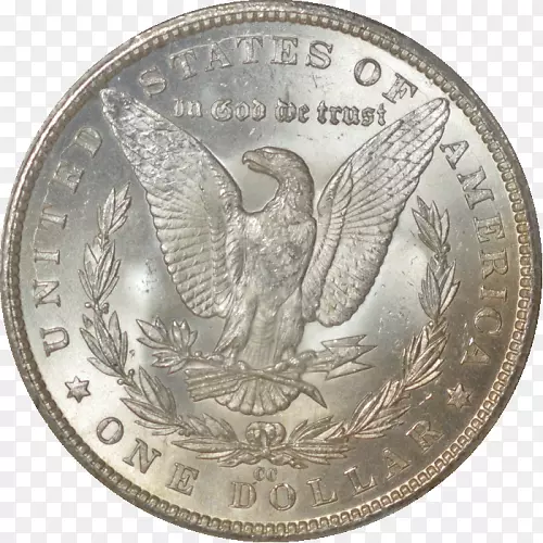美元硬币四分之一白银摩根美元银元桉树