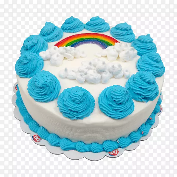 冰淇淋蛋糕生日蛋糕彩虹饼干-不错的奶油蛋糕