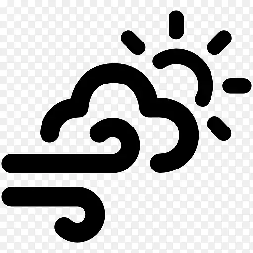 天气预报电脑图标雨天下午