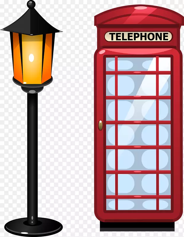大本钟电话亭红色电话盒夹艺术电话亭