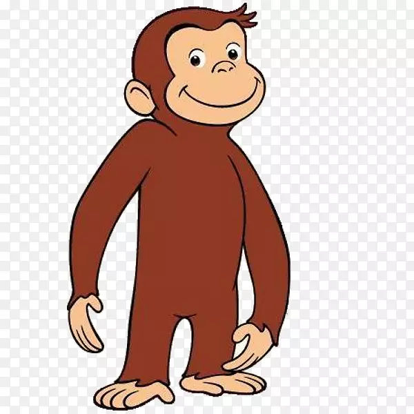 好奇乔治youtube动画剪辑艺术猴子卡通