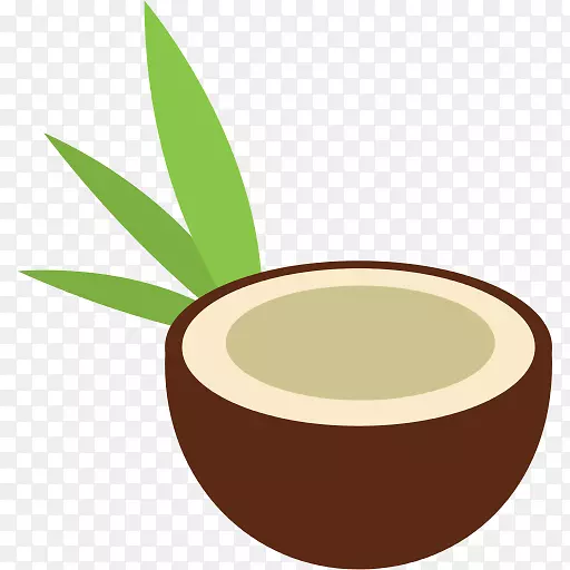 椰子水夹艺术-棕榈果