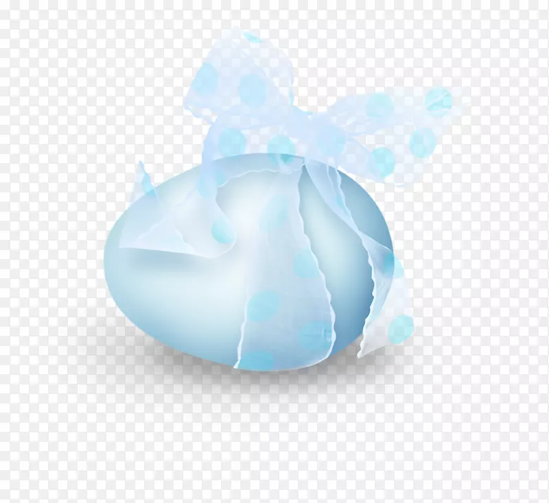 复活节兔子复活节彩蛋蓝色剪贴画-欢乐