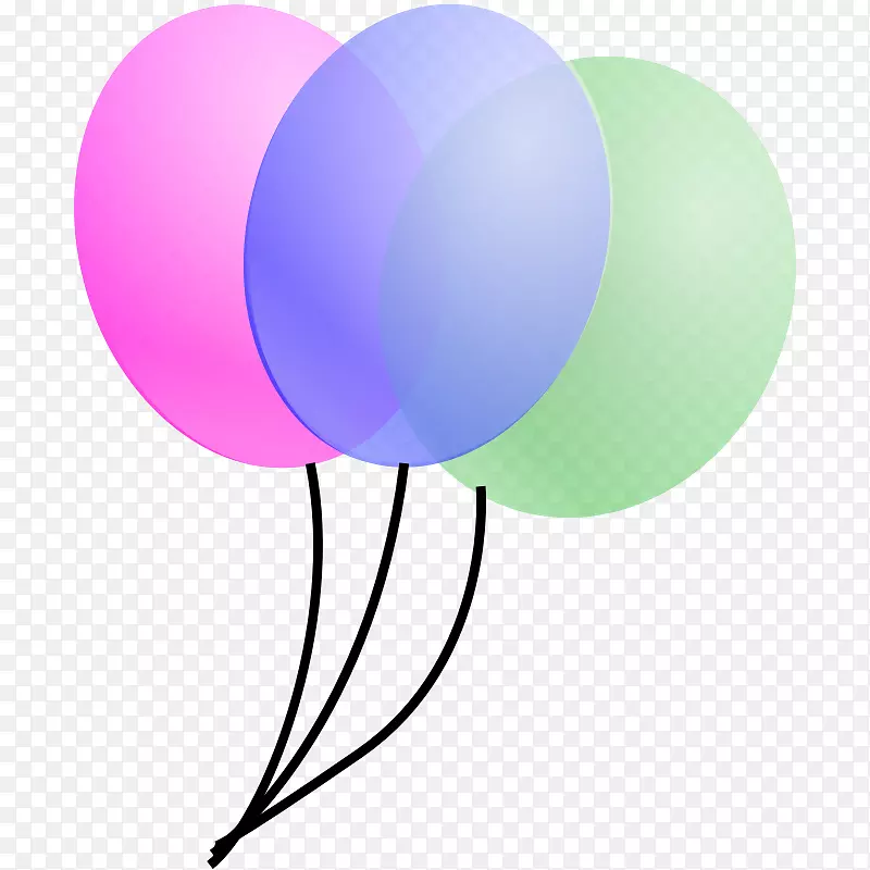 气球电脑图标剪贴画手绘热气球