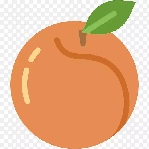 电脑图标食物水果.桃子
