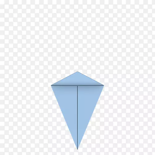 钴蓝三角折纸起重机