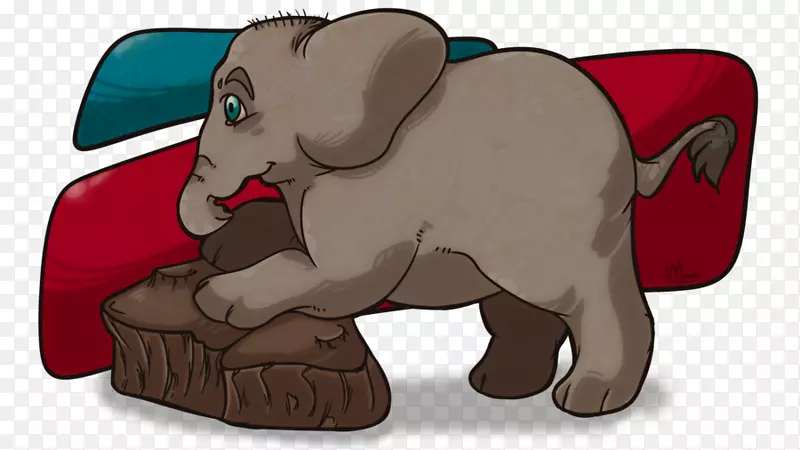 印度象马-大象插图