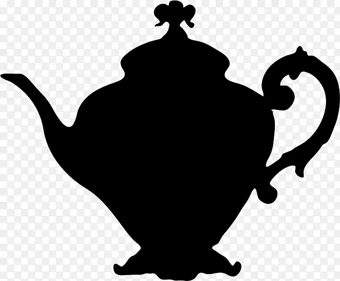茶壶剪影艺术-茶壶
