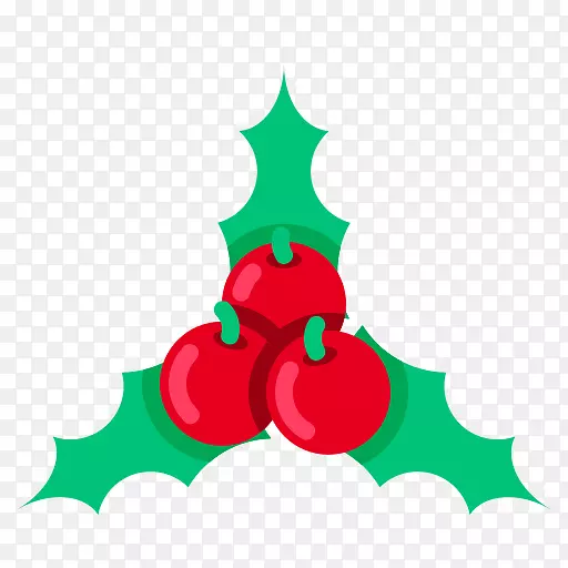 圣诞树电脑图标剪贴画樱桃装饰