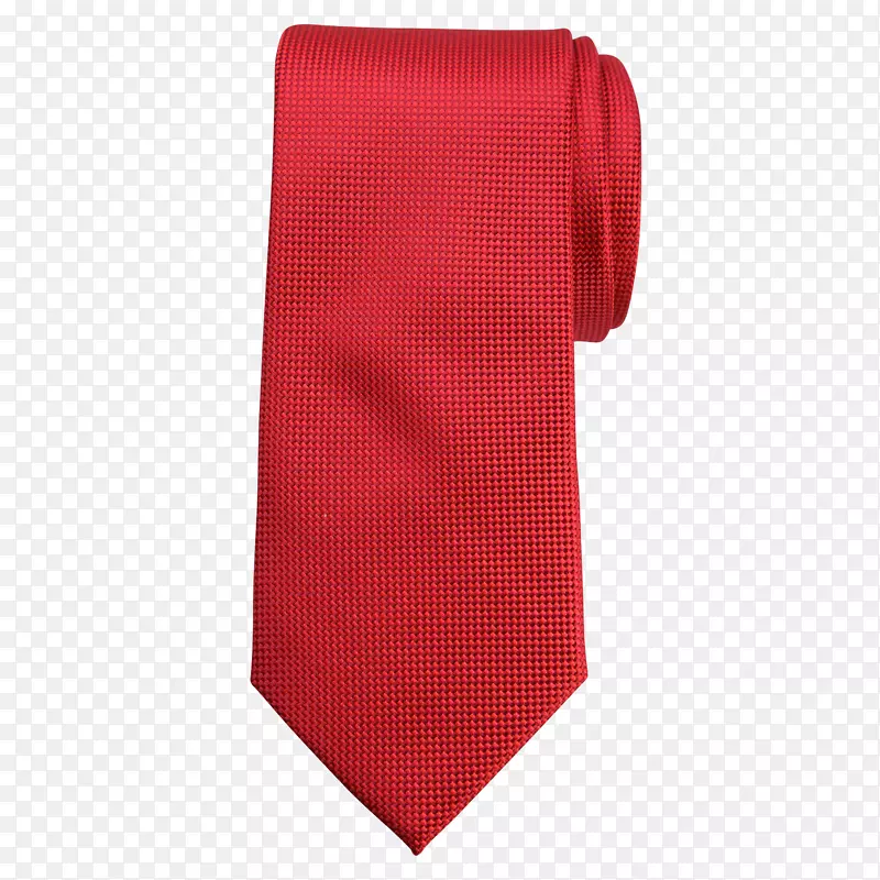品红棕红色丝织领带-红色领带