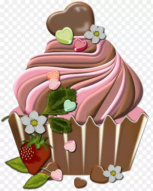 蛋糕托巧克力蛋糕甜点卡通生日卡