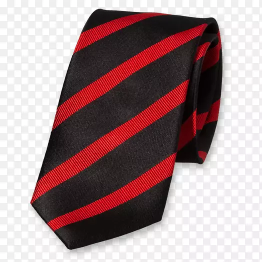 领带黑色m红领带