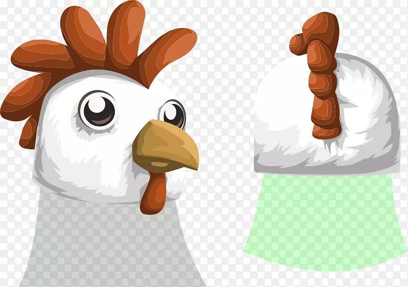 鸡公鸡动画剪辑艺术-卡通化身