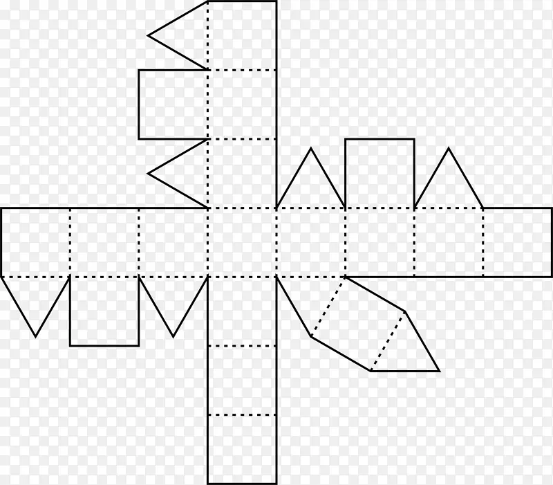 菱形二角体纸网多面体方三角形背景图像