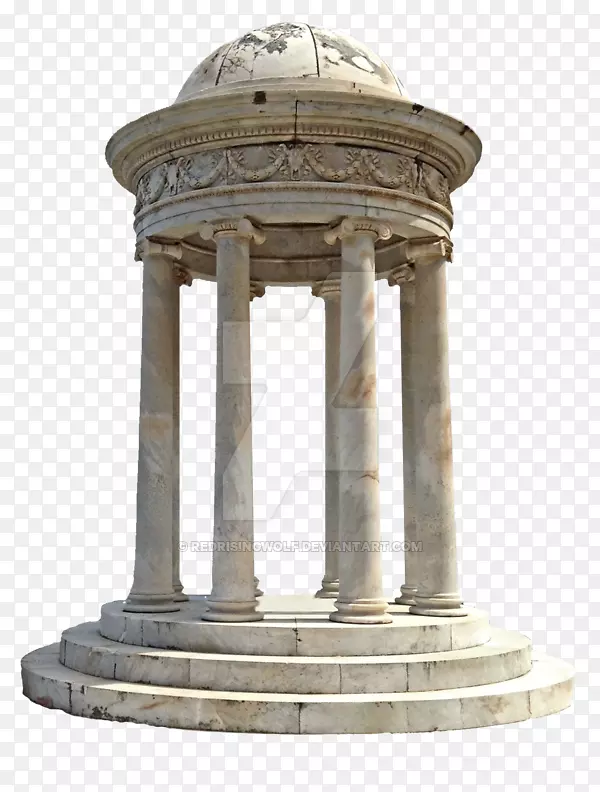 古罗马建筑风格中世纪建筑-婚礼马车