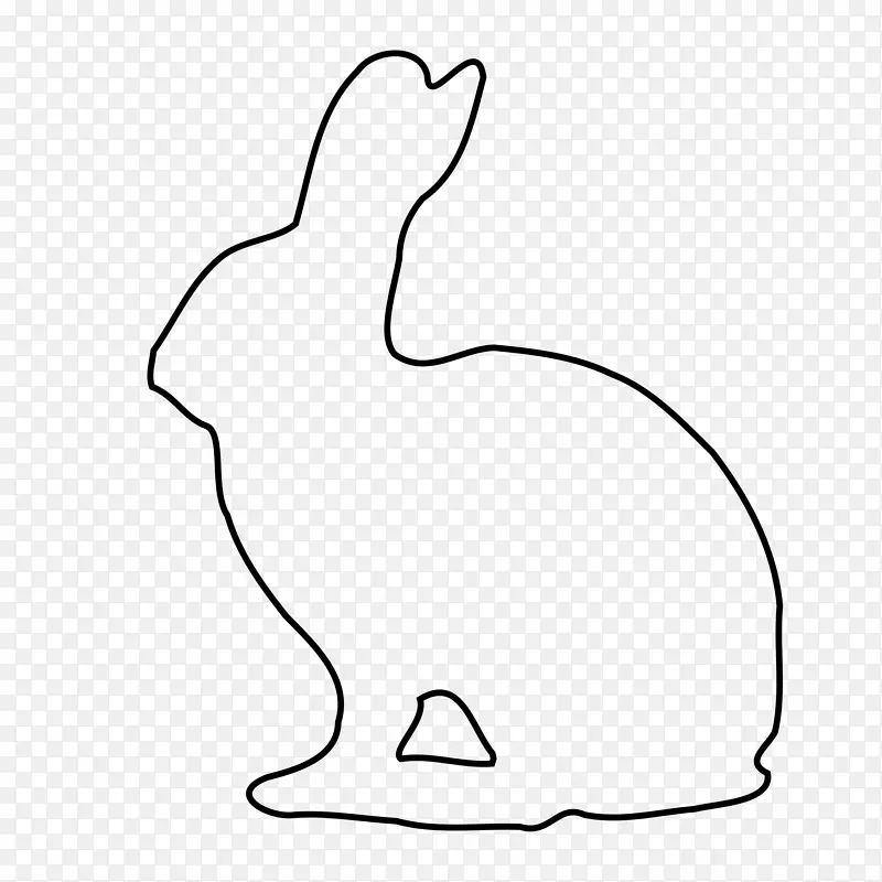 国内兔子复活节兔子宠物剪贴画-弹簧和复活节传单模板