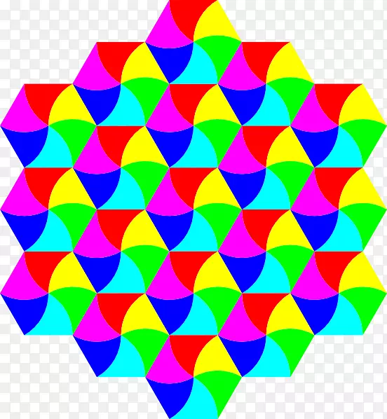 镶嵌六角形镶嵌三角形镶嵌图案