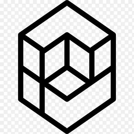 立方体计算机图标封装PostScript.几何图形