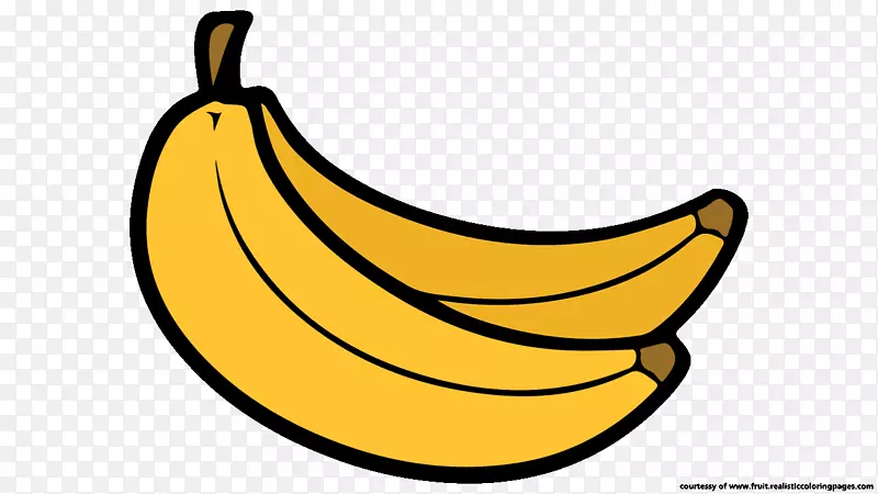 香蕉水果剪贴画-新鲜水果