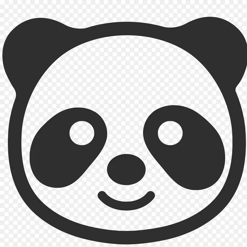 大熊猫表情符号android剪贴画-表情