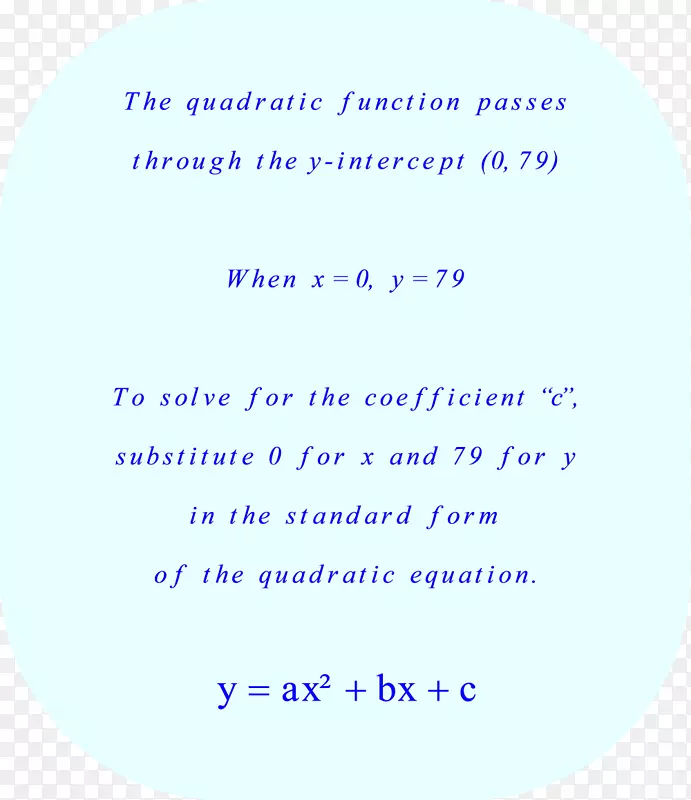 二次函数二次方程y截距手写数学问题求解方程