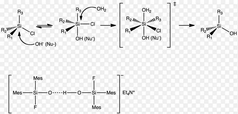 乙氧基四氟化刘易斯结构硅烷超价分子x射线