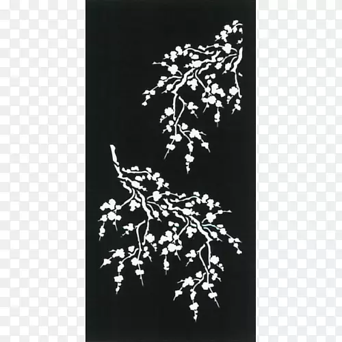 植物艺术夹芯板-自然开花