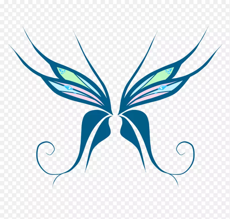 Believix平面设计蝴蝶-翅膀风格