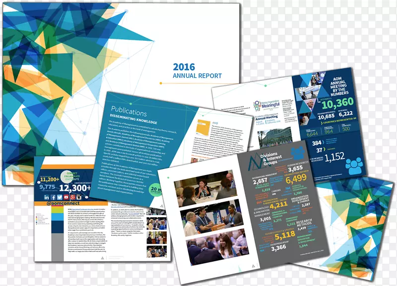 年度报告管理学会图形设计年度报告