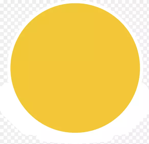 黄色剪贴画-黄色圆圈