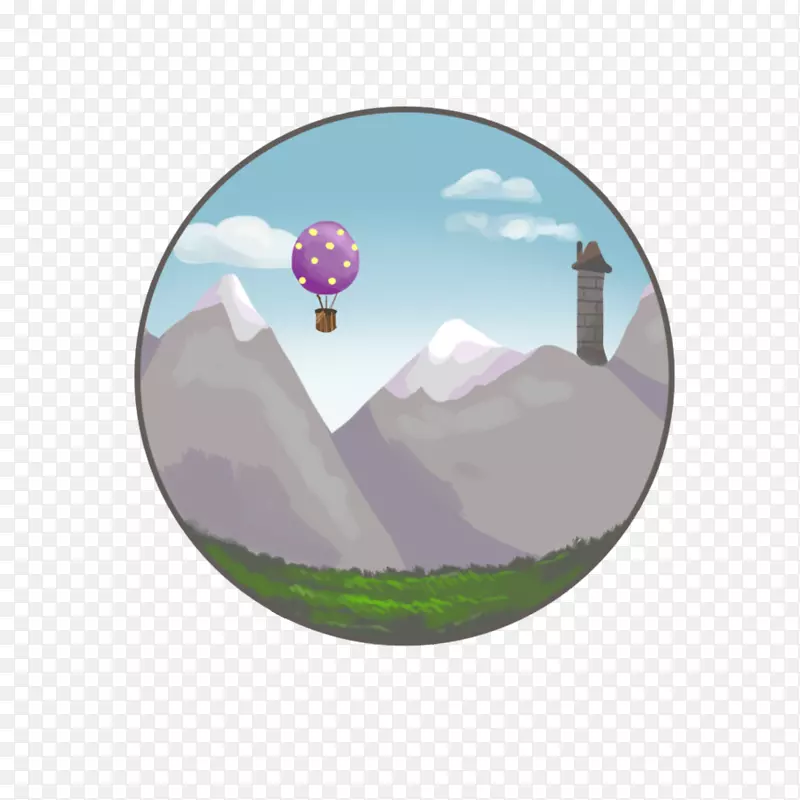 紫紫色薰衣草-甜气球
