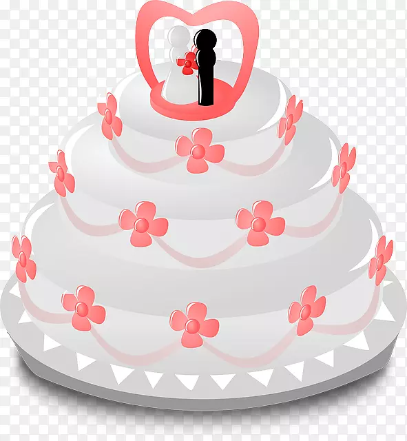 婚礼邀请函结婚蛋糕礼品剪贴画.季节