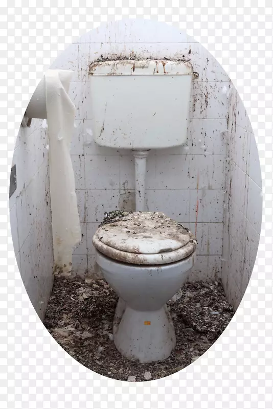 公厕浴室存货摄影冲水马桶-脏