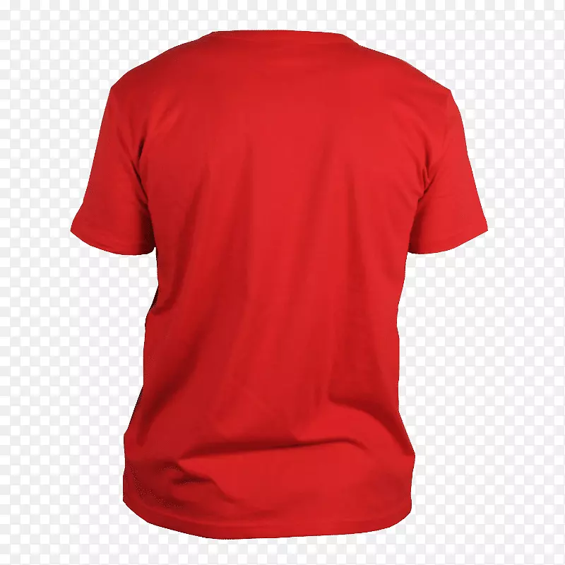t恤狂热者服装领口红衬衫