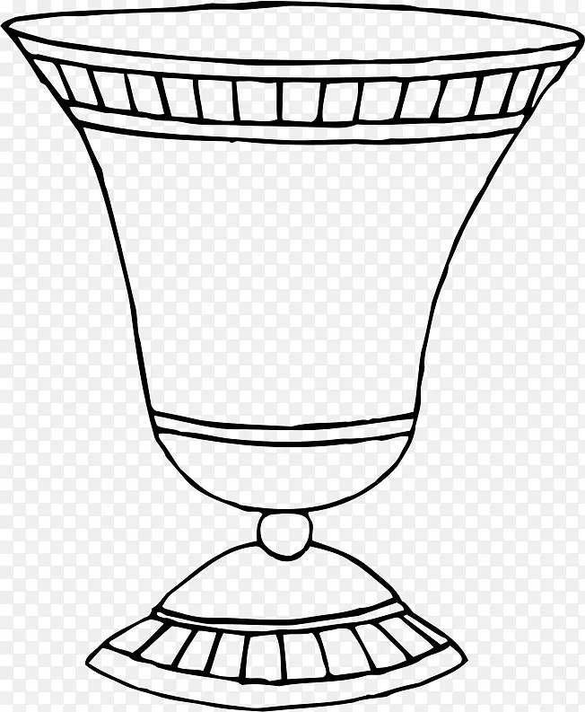 线描花瓶夹艺术花瓶