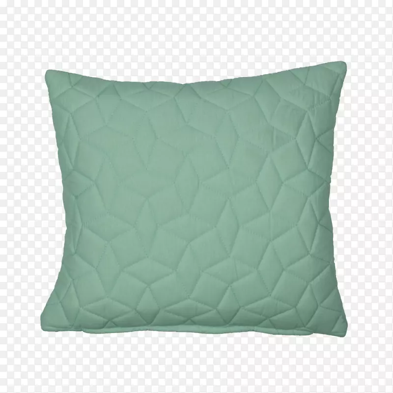 投掷枕头垫绿色绿松石-被子