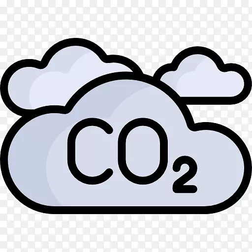二氧化碳污染计算机图标剪辑艺术碳