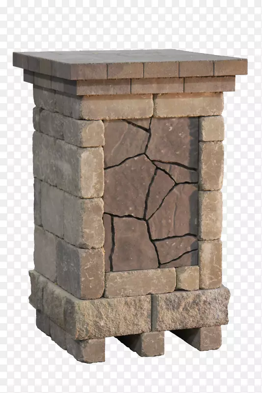 石墙-石柱