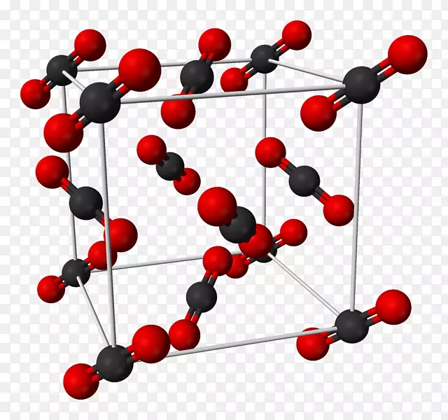 二氧化碳分子Lewis结构干冰-碳
